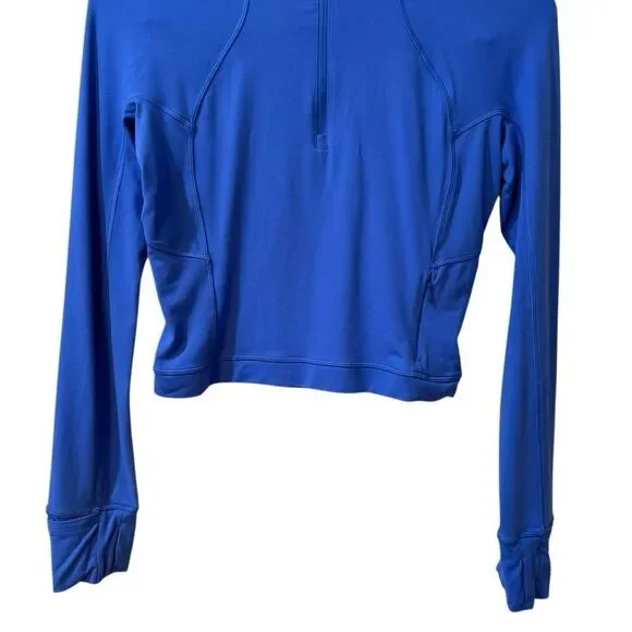 Lululemon Womens It’s Rulu Run Size 6 Cropped Half Zip Pullover - Picture 5 of 9